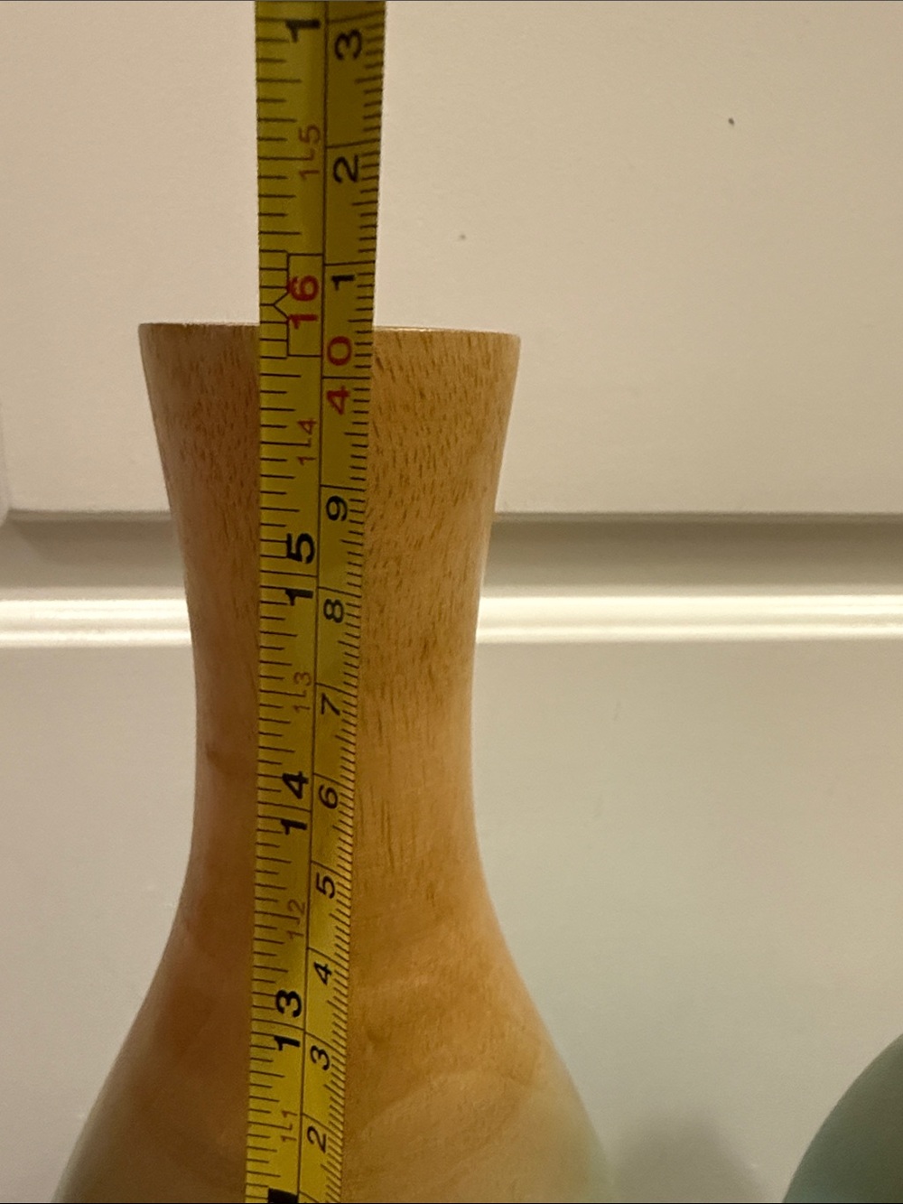 Tahari Sage Green and Wood-Tone Decorative Vase Pair - Picture 4 of 8